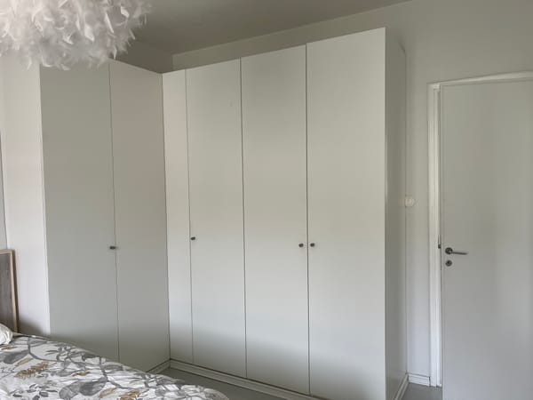 How I Built a Custom IKEA Pax Corner Wardrobe to Maximize Bedroom Storage